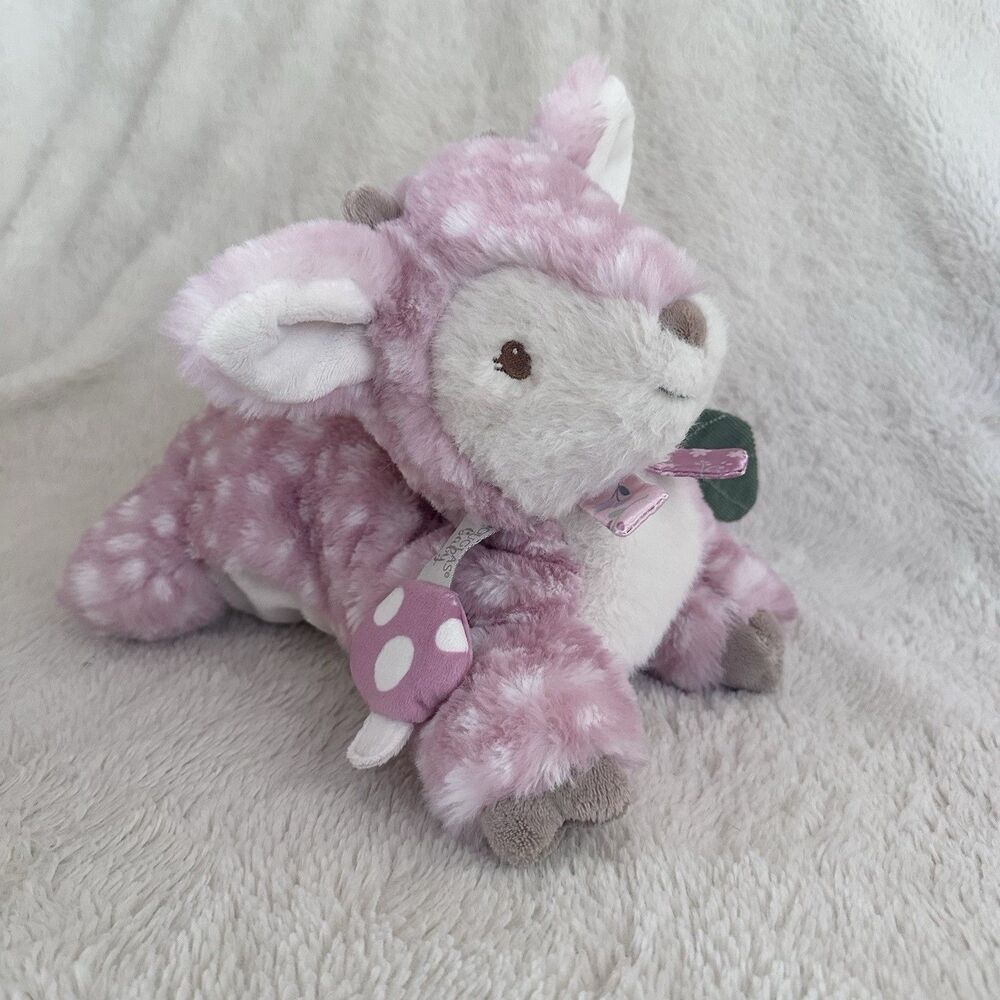 Douglas Baby Cuddle Toys Farrah Fawn Playtivity Puppet 10" Pink